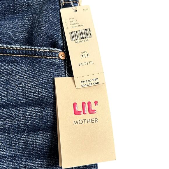 NWT Lil’ Mother Taking Chances Mid Rise Rambler Ankle Fray Womens Petite 24 / 2 - Picture 2 of 9